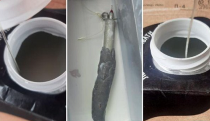 Молоко з вибухівкою: окупанти роздають жителям Херсона небезпечну гуманітарку, фотофакт