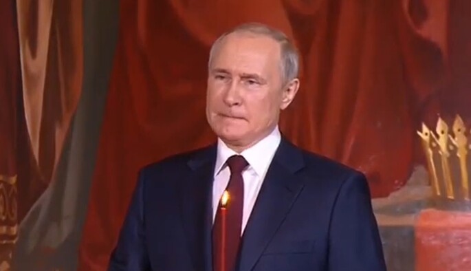 А был ли Путин? Сети удивило странное пасхальное видео с главой Кремля