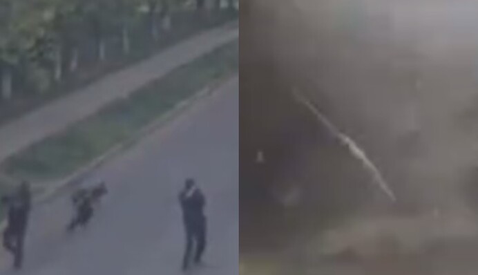 Обстрел здания «МГБ» в Приднестровье: в сеть попало странное видео