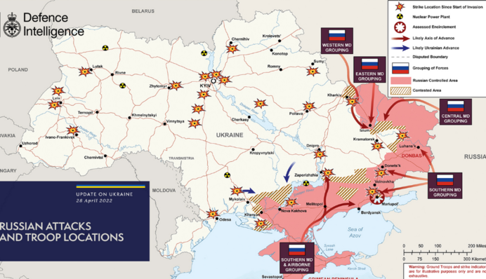 Враг получает жесткий отпор на Юге, но продолжает штурм Донбасса: карта боевых действий