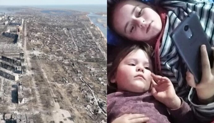 Пили воду з калюж і ділили тарілку супу на трьох: багатодітна мати розповіла жахи обложеного Маріуполя