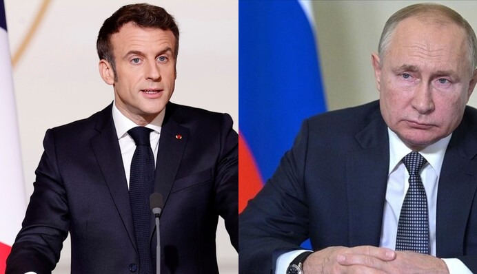 Макрон дві години говорив із Путіним: які теми обговорювали