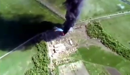 Окупантам під Ізюмом влаштували справжнє пекло: відео розгрому бази