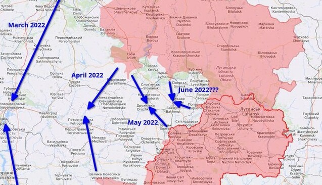 Як з початку весни змінилися військові плани Кремля в Україні: карта