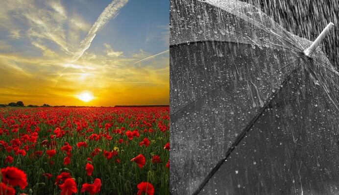 Солнце сменят дожди и грозы: карта погоды в Украине до конца недели