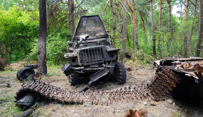 Окупанти видихаються на сході і будують другу лінію оборони на півдні: зведення Генштабу ЗСУ на 22 травня