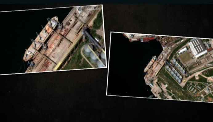 Як окупанти крадуть українське зерно: детальні супутникові фото