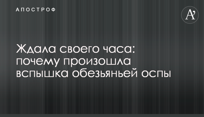 Ждала своего часа: почему произошла вспышка обезьяньей оспы