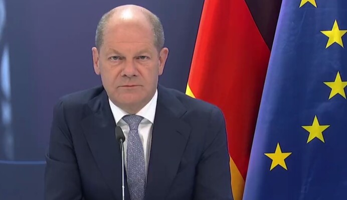 Путин не должен победить: канцлер Германии обратился к украинцам, видео