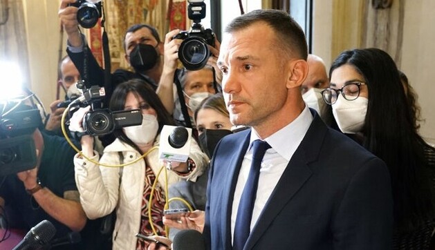 Шевченко потужним спічем підтримав збірну України