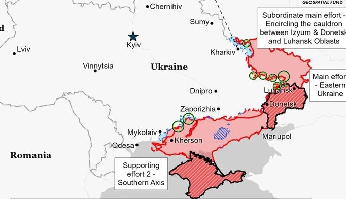 Окупанти безуспішно намагаються наступати в районі Ізюму: карта боїв
