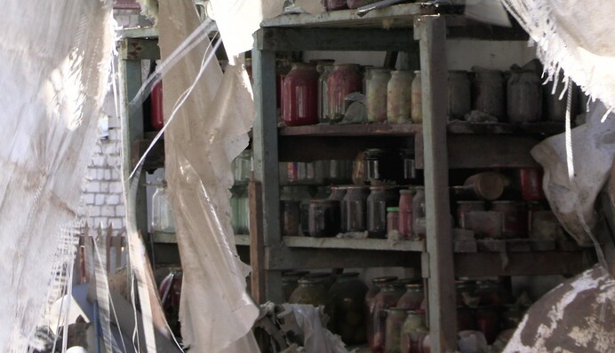 Нові символи стійкості: у будинку під Миколаєвом уціліли банки з консервацією, фото