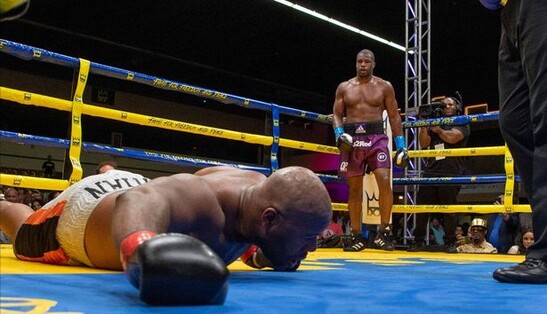 Угроза для Усика: британский боксер брутальным нокаутом вырубил американского чемпиона