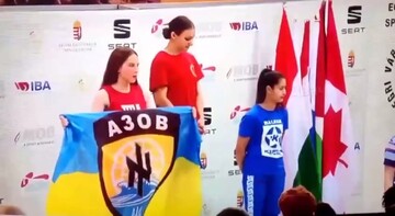 Українська спортсменка яскраво підтримала "Азов" у дружній країні Путіна: відео