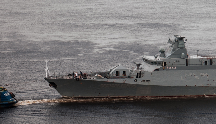 У Росії помітили підбитий ЗСУ бойовий корабель 