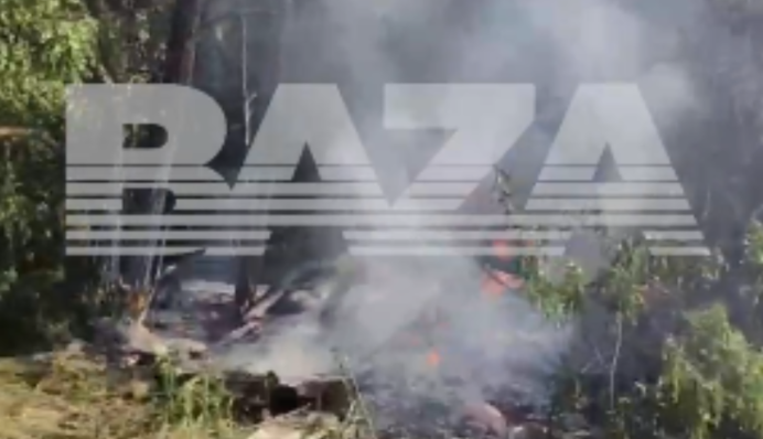 В России разбился очередной военный самолет, пилот погиб: видео с места