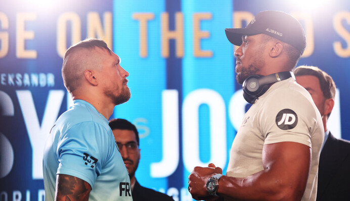 Неймовірна напруга: Усик та Джошуа влаштували битву поглядів перед реваншем