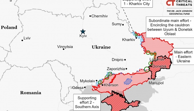 Росія готує в Україні масштабний наступ: напрям атак та карта бойових дій