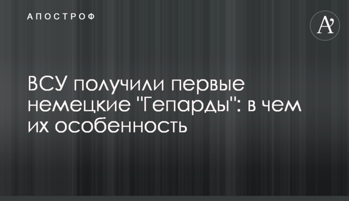 ЗСУ отримали перші німецькі "Гепарди": у чому їхня особливість