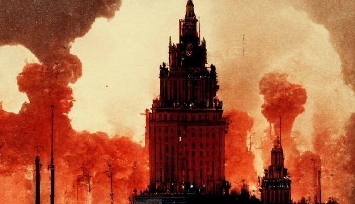 Нейросеть показала майбутнє: ядерний вибух у Москві та футуристичний Київ