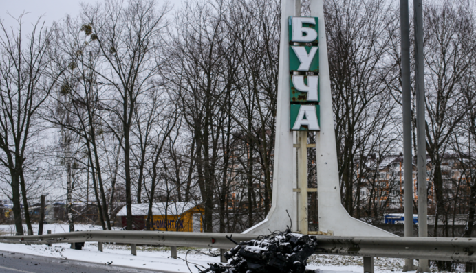 Під Бучею знайшли тіло ще одного розстріляного окупантами чоловіка