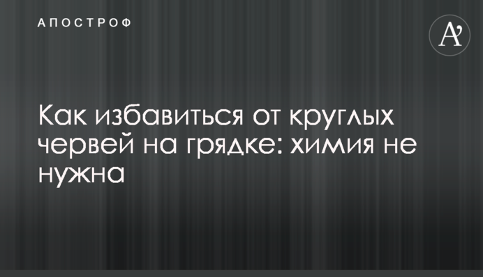 Як позбутися круглих черв'яків на грядці: хімія не потрібна