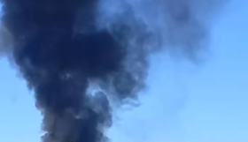 У Борисполі прогримів вибух, після чого почалася пожежа: подробиці та відео