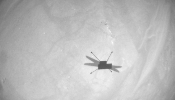 Міні-вертоліт NASA здійснив черговий політ на Марс: фото
