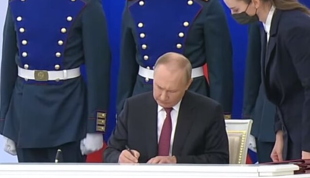 Новий фейковий акт Путіна: як Україні реагувати на захоплення чотирьох областей