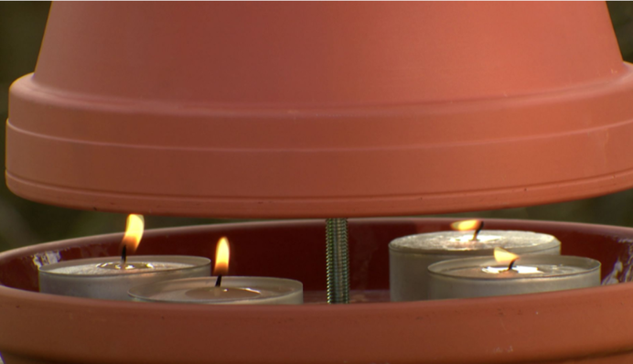 Обігрівач зі свічки: як прогріти приміщення без світла та опалення