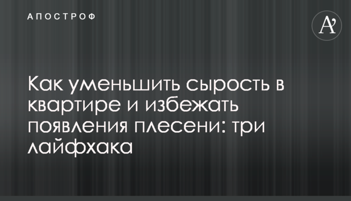 Як зменшити вогкість у квартирі та уникнути появи плісняви: три лайфхаки
