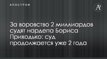 За воровство 2 миллиардов судят нардепа Бориса Приходько: суд продолжается уже 2 года