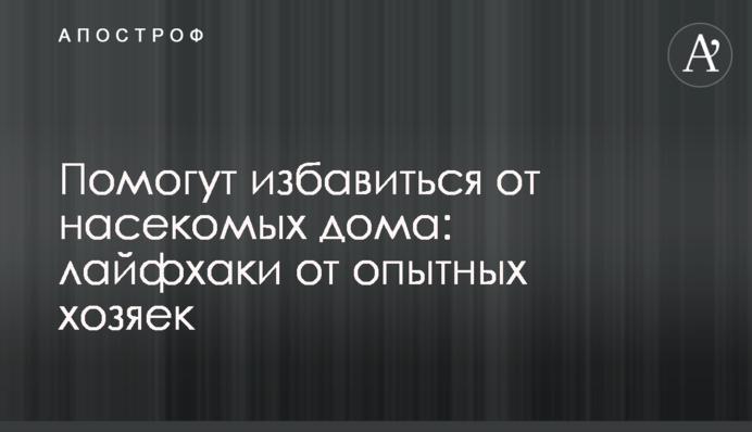 Помогут избавиться от насекомых дома: лайфхаки от опытных хозяек