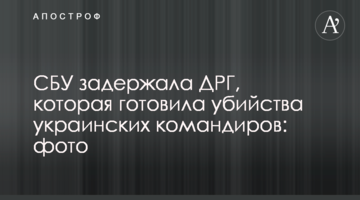 СБУ затримала ДРГ, яка готувала вбивства українських командирів: фото
