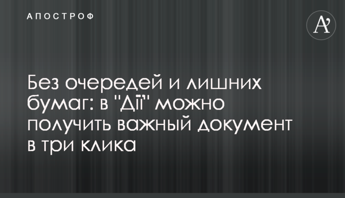 Без очередей и лишних бумаг: в 