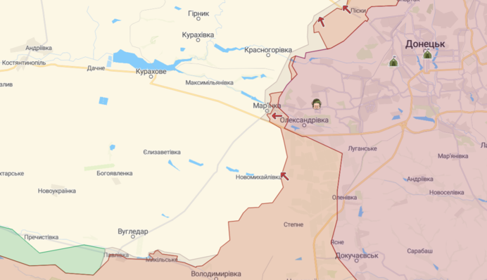 Окупанти штурмують ЗСУ в районі Сватового та Бахмута: актуальна карта бойових дій