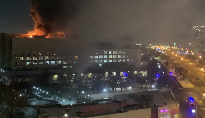 В Москве загорелся мясокомбинат: что произошло, видео