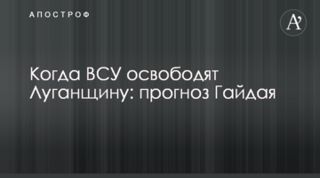 Коли ЗСУ звільнять Луганщину: прогноз Гайдая