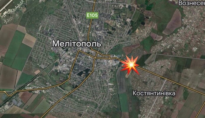 Як зараз виглядає підірваний міст під Мелітополем: нові відео