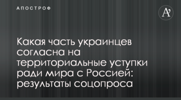 Яка частина українців згодна на територіальні поступки заради миру з Росією: результати соцопитування