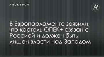 В Европарламенте заявили, что картель ОПЕК+ связан с Россией и должен быть лишен власти над Западом