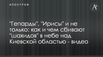 "Гепарди", "Іриси" і не тільки: як і чим збивають "шахідів" у небі над Київською областю - відео