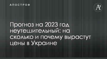 Прогноз на 2023 рік невтішний: на скільки та чому зростуть ціни в Україні