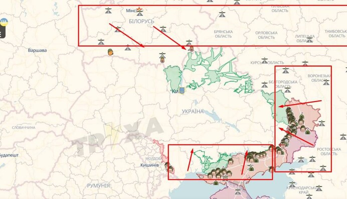 В феврале Россия может начать крупное наступление с трех направлений: карта