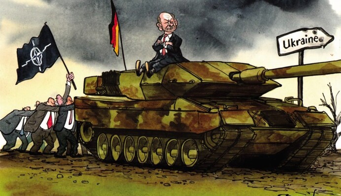 Дайте Україні танки Leopard 2: соцмережі заполонили фотожаби та карикатури на тему можливих поставок