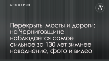 Перекрито мости та дороги: на Чернігівщині спостерігається найсильніша за 130 років зимова повінь, фото та відео