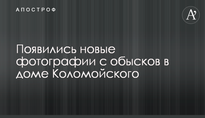 Появились новые фотографии с обысков в доме Коломойского