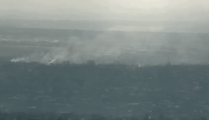 Над Бахмутом збито російський штурмовик Су-25: відео