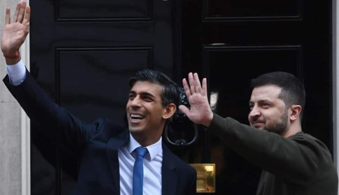 Росія розпадеться на 5 частин: меми та фотожаби на візит Зеленського до Британії