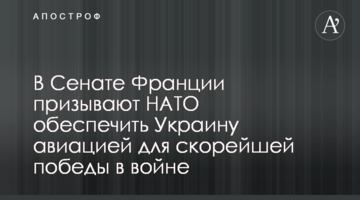 В Сенаті Франції закликають НАТО забезпечити Україну авіацією для якнайшвидшої перемоги у війні